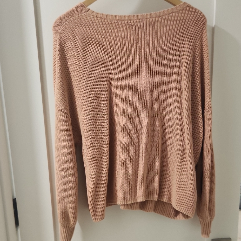 LOFT V-Neck Ribbed Sweater - Picture 5 of 6